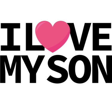 I love my son/dad Father and son shirt - TenStickers