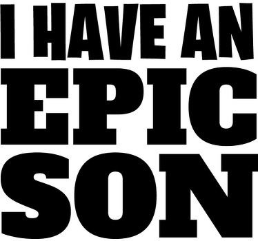 I have an epic Father and son shirt - TenStickers