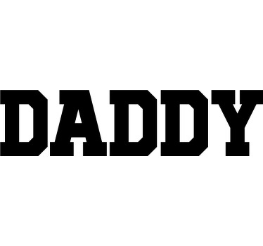 Far og fars dreng matchende tøj - TenStickers