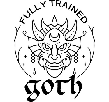 Eğitimli goth tasarım baba ve oğul gömlek - TenStickers