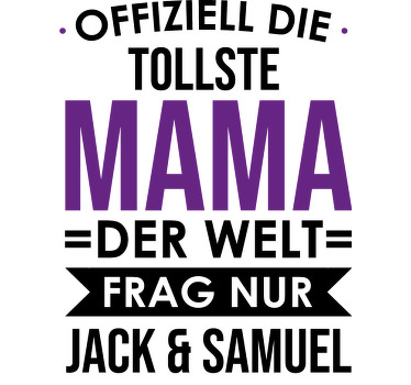 Muttertag T Shirt Personalisiert - TenStickers
