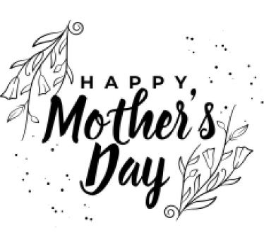 Happy mother's day laurel motif Mother's day t-shirt - TenStickers