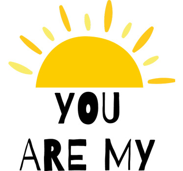 Partner T Shirts Du bist mein Sonnenschein - TenStickers