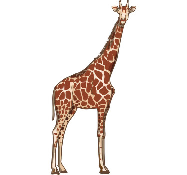 Camiseta infantil Feliz retrato de jirafa - TenVinilo