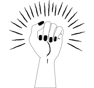 Feministinen ensimmäinen mukautettu t-paita - Tenstickers