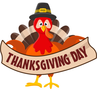 Turkey cartoon with text Kids t-shirt - TenStickers