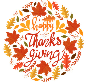Thanksgiving leaf explosion custom t-shirt - TenStickers