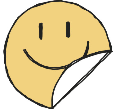 Camiseta infantil Cara de lápiz de sonrisa amarilla - TenVinilo