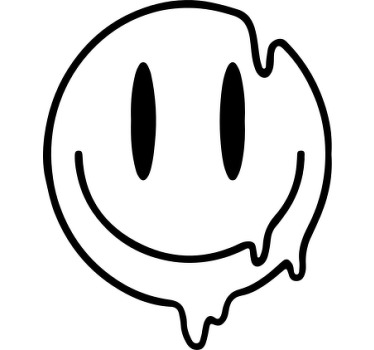 Smiley Face Graphic t-shirt - TenStickers