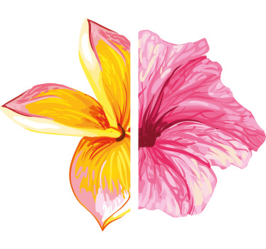 Camiseta infantil Medias flores rosadas - TenVinilo