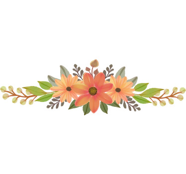 Big and little flower custom t-shirt - TenStickers