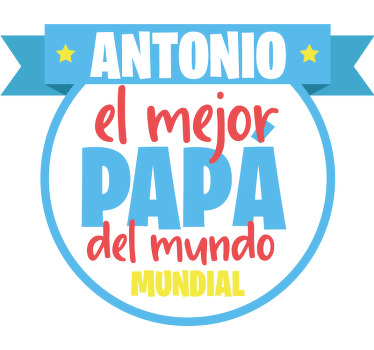 Camiseta padre e hijo Mejor padre e hijo con nombre - TenVinilo