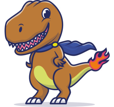 Camiseta infantil Superhéroe dino - TenVinilo