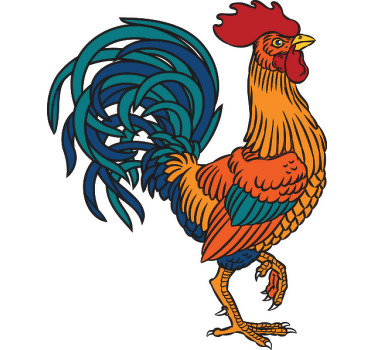 Elegant illustration hane tilpasset t-shirt - TenStickers