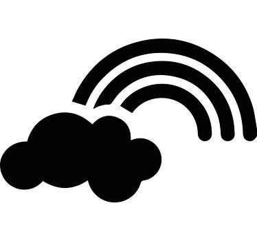 小彩虹搭配云宝宝衬衫 - TenStickers