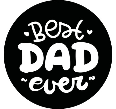 Koszulka dla taty i syna Najlepszy tata kiedykolwiek w bańce - TenStickers