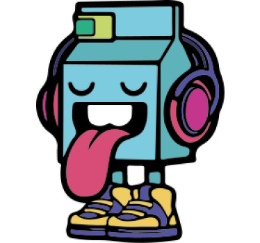 Camiseta personalizada de dibujos animados de graffiti de carácte - TenVinilo