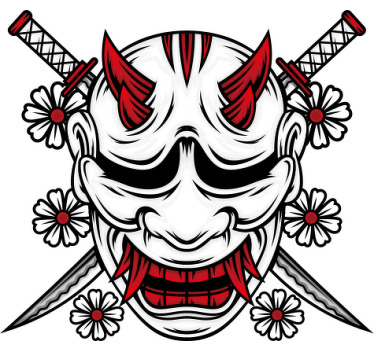 Ninja skulls cartoon custom t-shirt - TenStickers