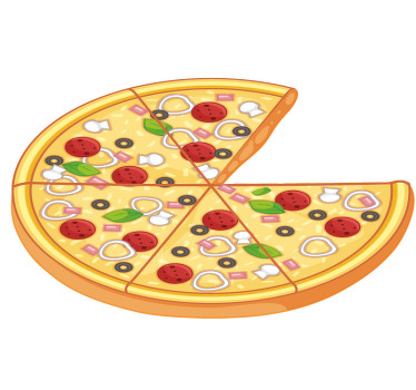 Matchende pizzaskiver far og søn tøj t shirt - TenStickers