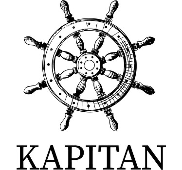 Koszulka dla taty i syna Kapitan i pomocnik - TenStickers