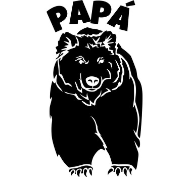 Camisetas iguales papá oso e hijo oso - TenVinilo