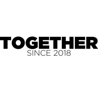 Better together Partner T Shirts - TenStickers