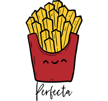 Camisetas parejas hamburguesa y patatas - TenVinilo