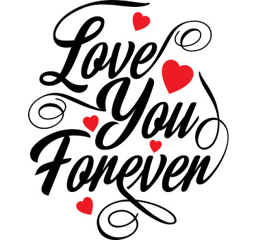 Liebe dich für immer Partner T shirts - TenStickers