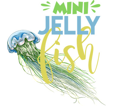 T-shirt Méduse et texte - TenStickers