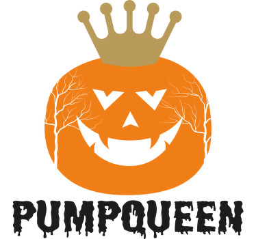 Balkabağı ve pumpqueen cadılar bayramı gömleği - TenStickers