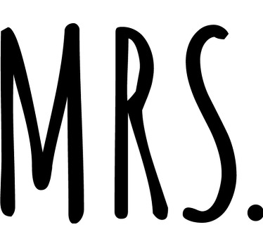 Mr and Mrs. couple t-shirts - TenStickers
