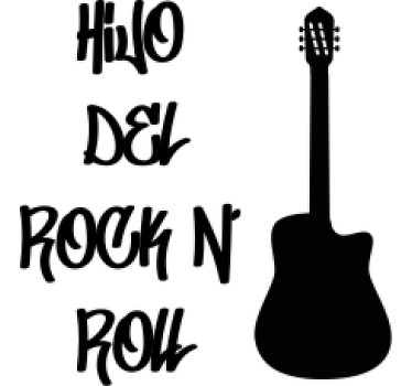 Camiseta bebé Hijo del rock con guitarra - TenVinilo