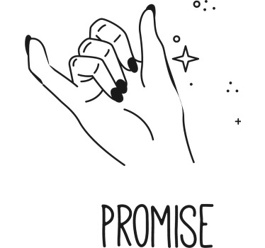 Pinky Promise Best Friend t shirts - TenStickers