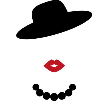 Mouth cartoon moustache Couple t shirts - TenStickers