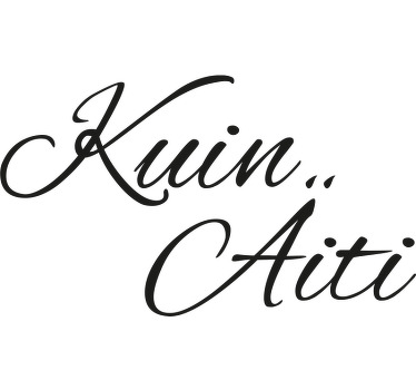 Tytär kuten äiti tytär tpaita - Tenstickers