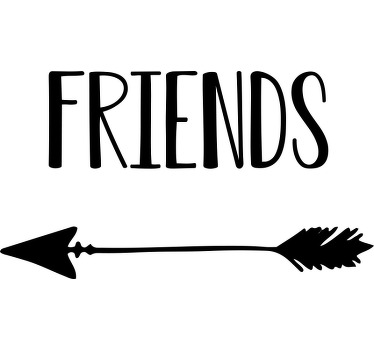 Best Friends Arrow custom t-shirt - TenStickers
