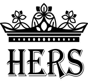 His and hers crown Couple t shirts - TenStickers