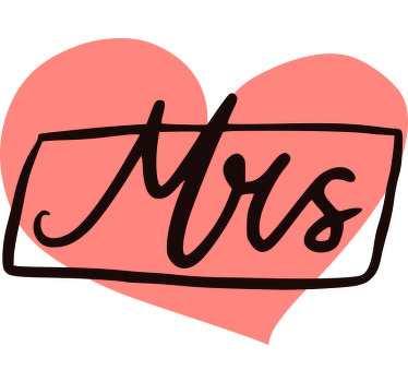 Mrs and Mr hearts Couple t shirts - TenStickers