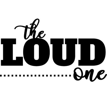 The quiet/the loud one Couple t shirts - TenStickers