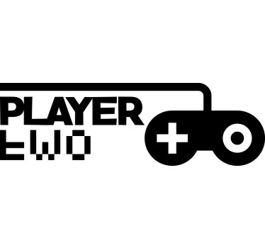 Player 1/player 2 Couple t shirts - TenStickers