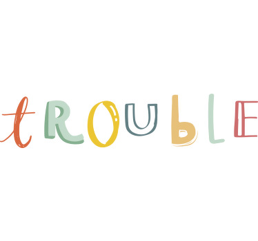 Double trouble Couple t shirts - TenStickers