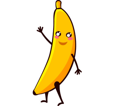 Banana and avocado Couple t shirts - TenStickers