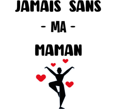 Nikdy ne s mým synem textilní košile mateřská košile - TenStickers