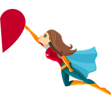 Partner T Shirts Superhelden Paar - TenStickers