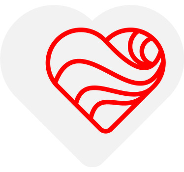 Heart Pattern Embrace couple t-shirts - TenStickers