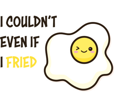 培根和油炸情侣 t 恤 - TenStickers