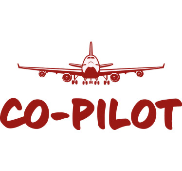 Vater Sohn T Shirt Camiseta con piloto y copiloto - TenStickers