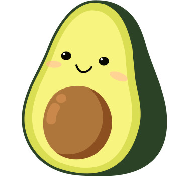 Avocado pit matching set Couple t shirts - TenStickers