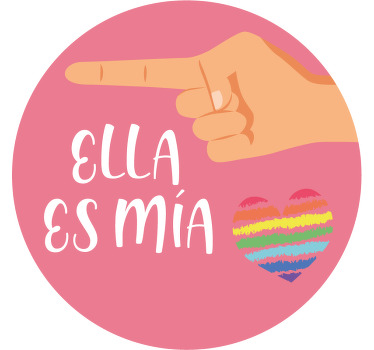 Camisetas parejas Camiseta ella es mia - TenVinilo