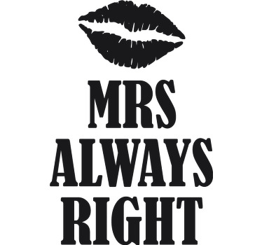 Mr og ms tekst par t -shirts - TenStickers